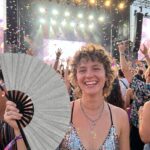Festival Fan Silver Glitter – Sparkling Rave & Pride Accessory – View 4