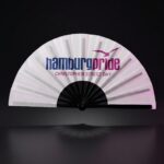 Festival-Fächer Hamburg Pride CSD in Weiß, Logo-Edition, View 1