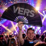 Festival Fan “VERS” in black – statement for Rave & CSD – View 4