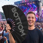 Festival Fan “BOTTOM” in black – CSD & Rave accessory – View 4