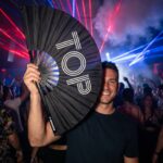 Festival Fan “TOP” in black – Rave & Pride statement – View 2