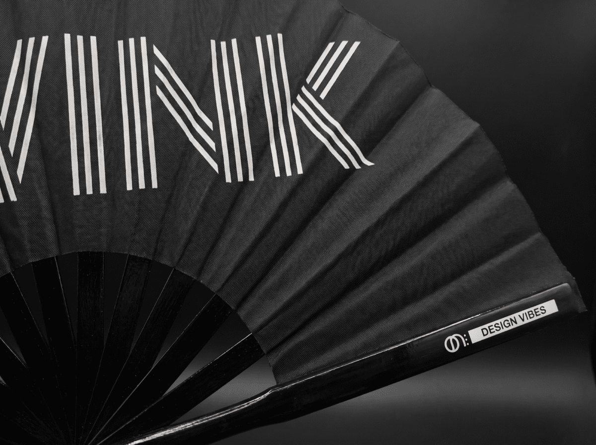 “TWINK” Festival Fan in Black: A Rave & Pride Statement, View 6