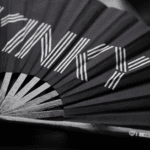 “KINKY” Festival Fan in Black, Rave & Pride Statement, View 6