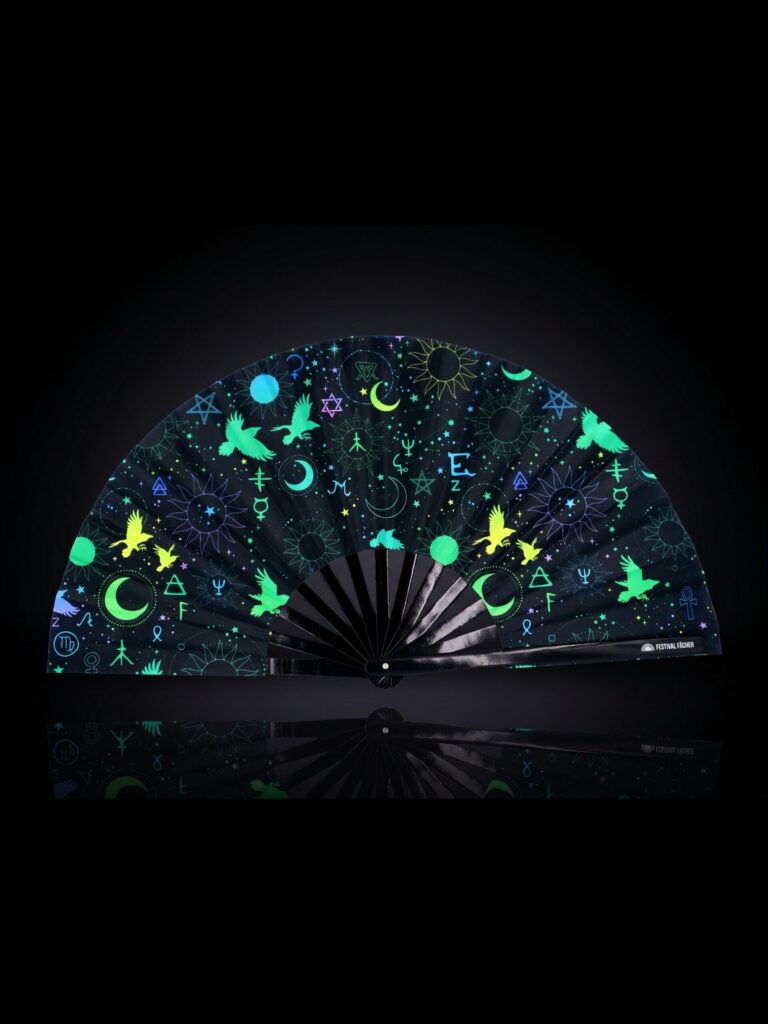 Neon & UV Hand Fans