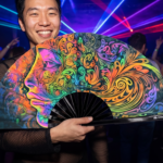 Psychedelic Wirbel Festival Fans: Colorful for Psytrance & Goa, View 2