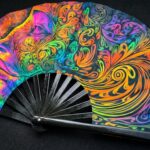 Psychedelic Wirbel Festival Fans: Colorful for Psytrance & Goa, View 5