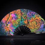 Psychedelic Wirbel Festival Fans: Colorful for Psytrance & Goa, View 1