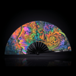 Psychedelic Wirbel Festival Fans: Colorful for Psytrance & Goa, View 1