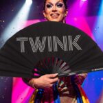 “TWINK” Festival Fan in Black: A Rave & Pride Statement, View 5
