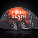 “TWINK DEATH” Black Festival Fan for Techno & Rave, View 1