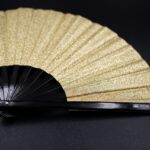 Gold Glitter Festival Fans for Festivals & Parties, View 5