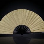 Gold Glitter Festival Fans for Festivals & Parties, View 1