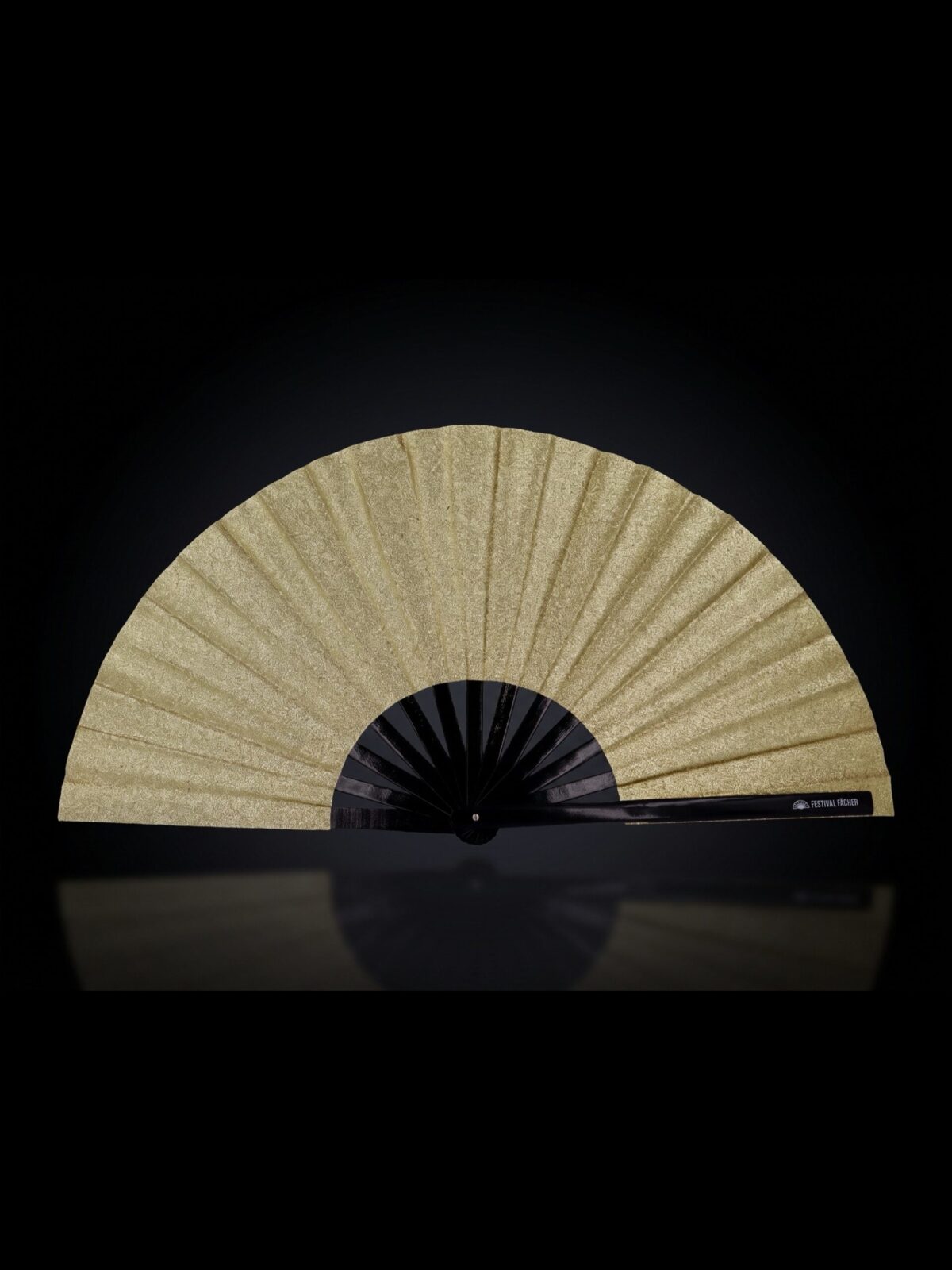 Gold Glitter Festival Fans for Festivals & Parties