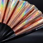 Holographic Copper Festival Fans for Festivals & Raves, View 5