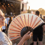 Holographic Copper Festival Fans for Festivals & Raves, View 3