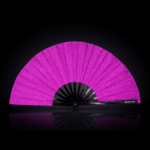 Purple Glitter Festival Fans for Festivals & Parties, View 1