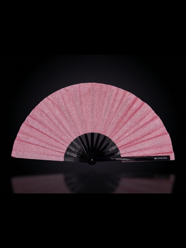 Pink Glitter Festival Fans for Festivals & Parties
